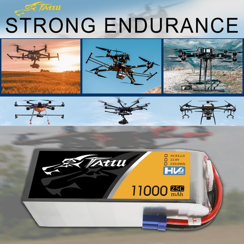 Tattu 11000mah 25c - 22.8v,