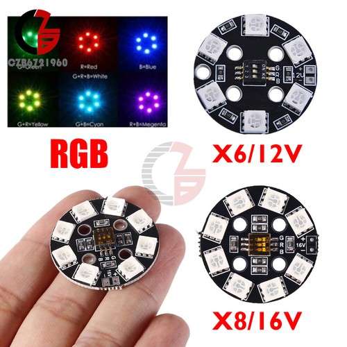 12v 16v rgb 7 colors - x8/16v,